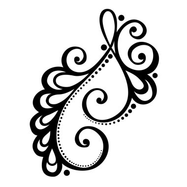 Deco soyut öğeler vektör