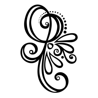 Deco soyut öğeler vektör