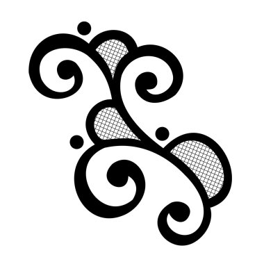 Deco soyut öğeler vektör