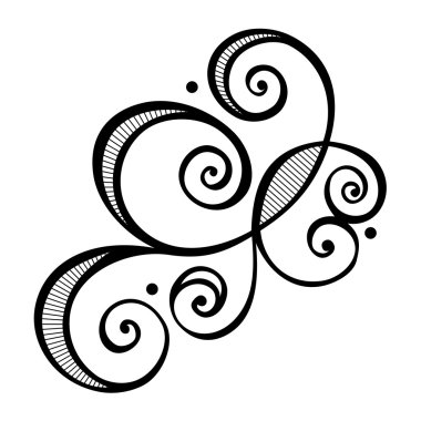 Deco soyut öğeler vektör