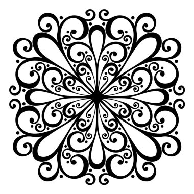 güzel deco Meydanı (vektör)