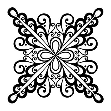 güzel deco Meydanı (vektör)