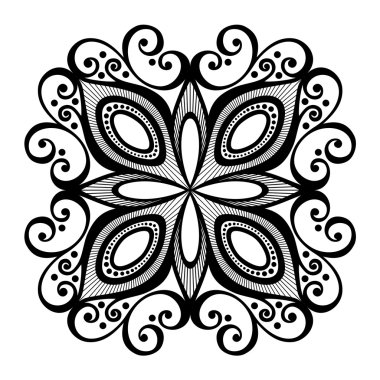 güzel deco Meydanı (vektör)