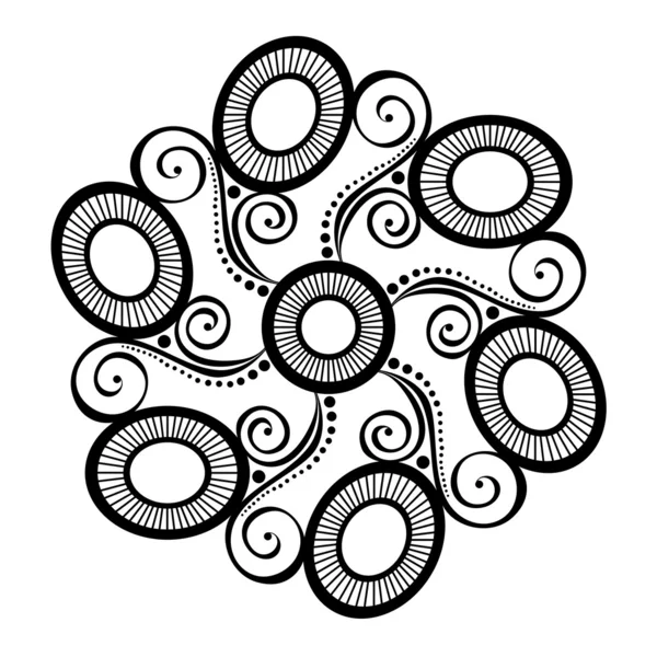 Mooie deco cirkel (vector) — Stockvector