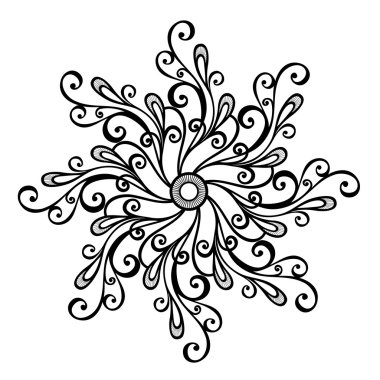 güzel deco Daire (vektör)