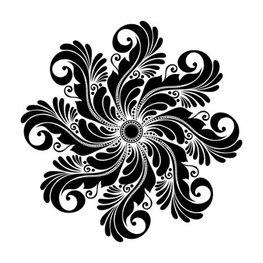 güzel deco Daire (vektör)