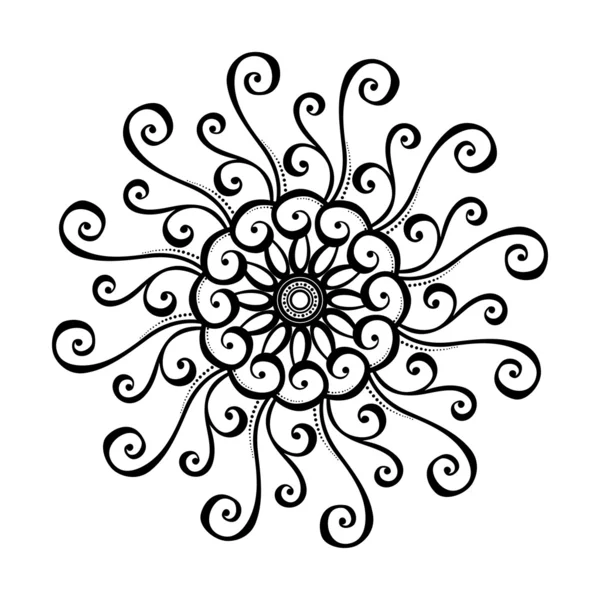 Krásný dekorativní kruh (vektor) — Stockový vektor