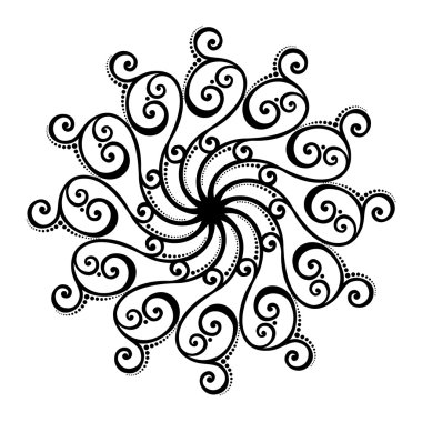 güzel deco Daire (vektör)