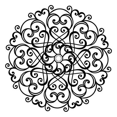 güzel deco Daire (vektör)