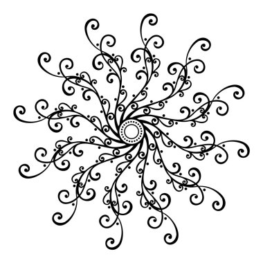 güzel deco Daire (vektör)