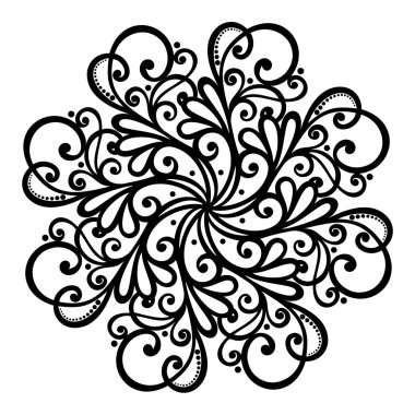 güzel deco Daire (vektör)