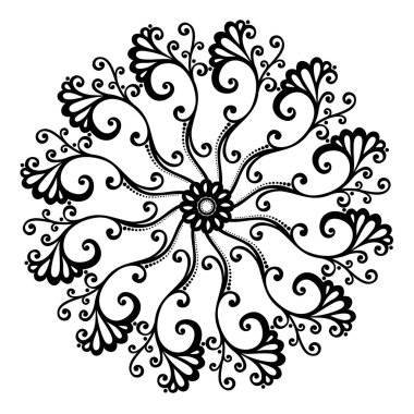 güzel deco Daire (vektör)