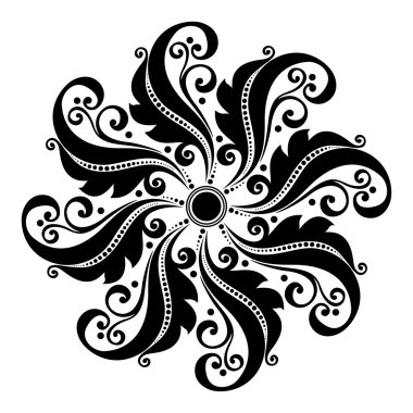 güzel deco Daire (vektör)