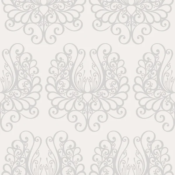 Seamless Ornate Floral Pattern — Stock Vector