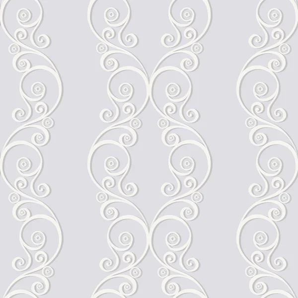 Patrón abstracto adornado sin costuras — Vector de stock