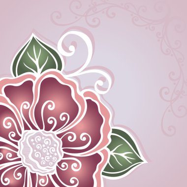 renkli çiçek düzeni. tebrik kartı