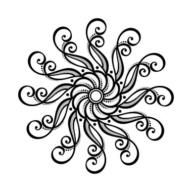 güzel deco Daire (vektör)