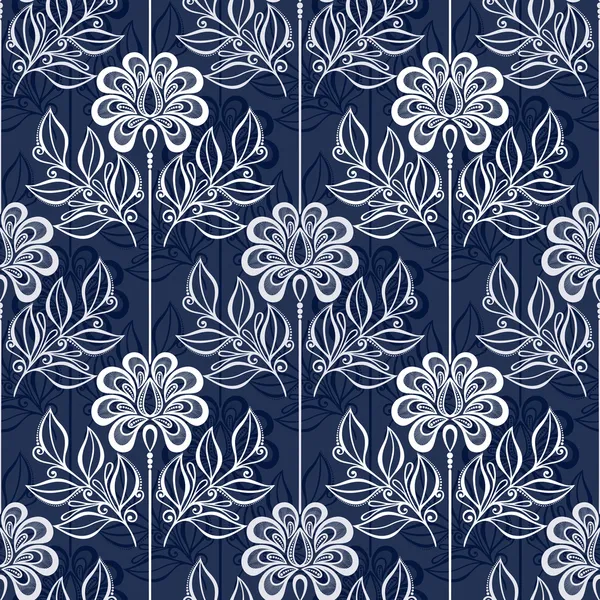 Motif floral sans couture (vecteur ) — Image vectorielle