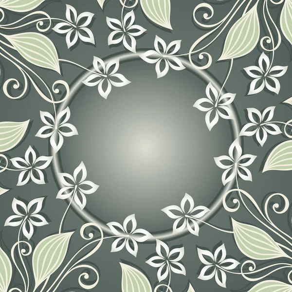 Vector fondo floral coloreado — Vector de stock