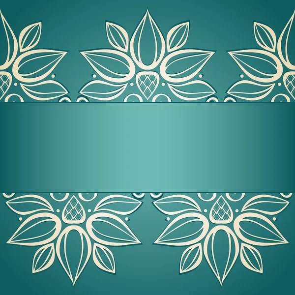 Vector Colored Floral Background — Stock Vector