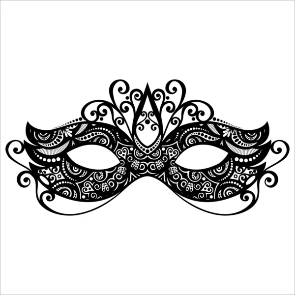 Beau masque de mascarade — Image vectorielle