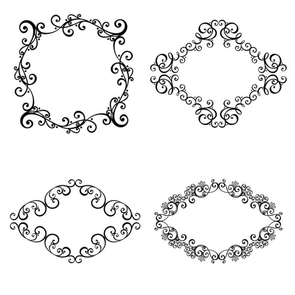 Орнаментальная рамка для текста. Элемент дизайна
