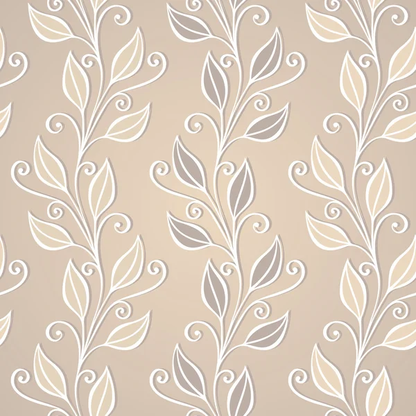 Patrón floral sin costuras (vector ) — Vector de stock