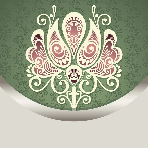 Vector fondo floral coloreado — Vector de stock