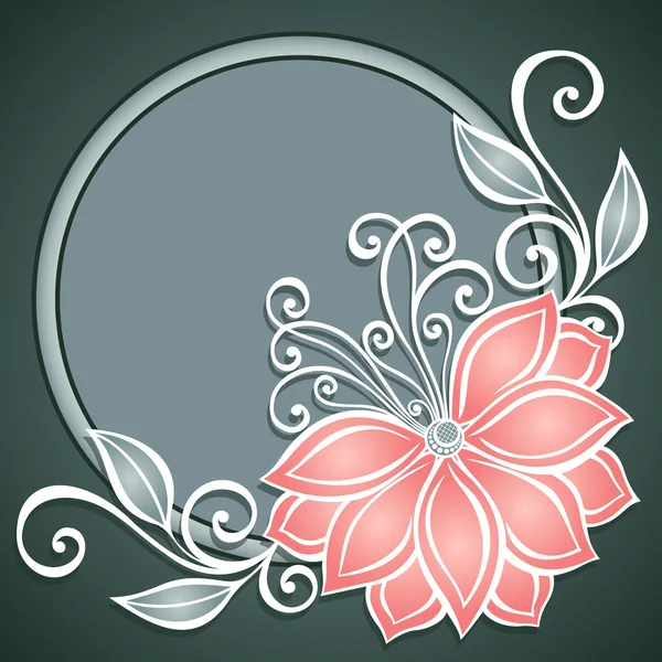 Fond floral de couleur vectorielle — Image vectorielle