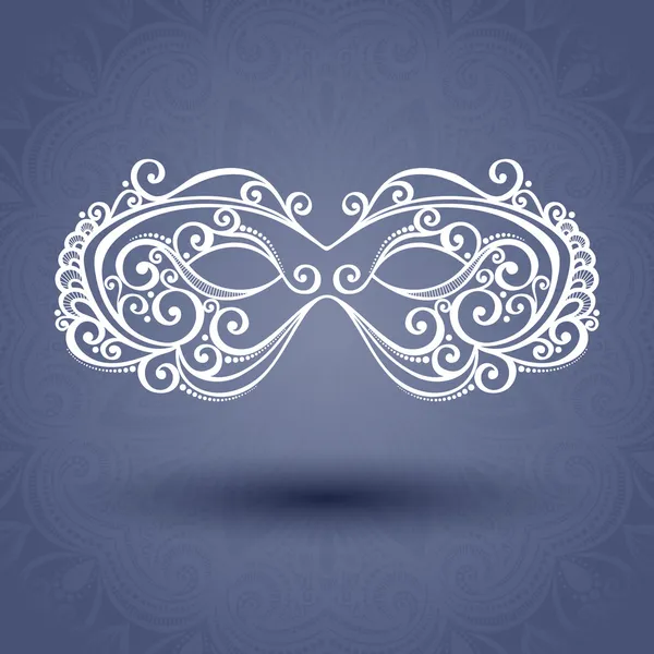 Magnifique masque de mascarade (vecteur ) — Image vectorielle