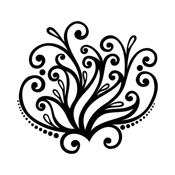 Belle fleur décorative (vecteur ) — Image vectorielle