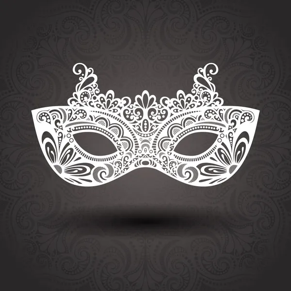 Magnifique masque de mascarade (vecteur ) — Image vectorielle