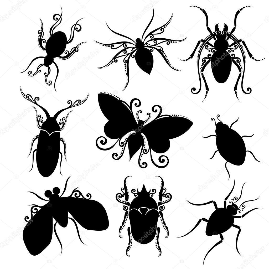 Vector Set of Insects