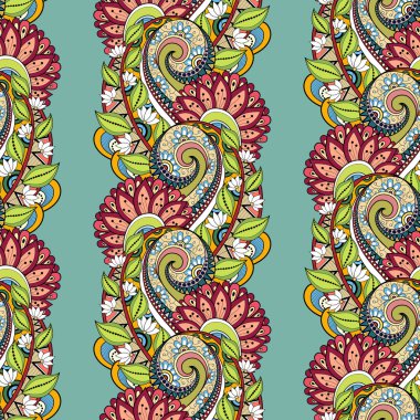 Sorunsuz çiçek desenli (vektör)