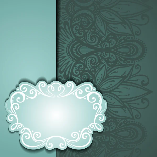 Vector Colored Ornate Background — Stock Vector