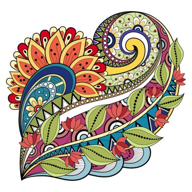 renkli çiçek arka vektör