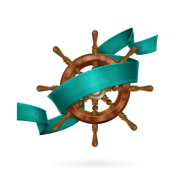 Ship 's wheel — стоковый вектор