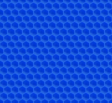 mavi model mozaik altıgen