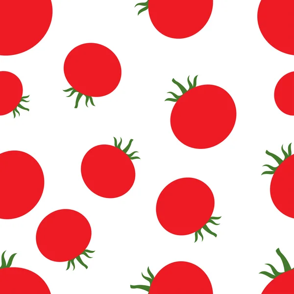 Pattern Silhouette Tomato — Vector de stoc