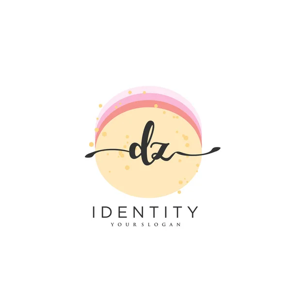 Handwriting Logo Vector Art Initial Signature Wedding Fashion Jewerly Boutique — Stockvektor