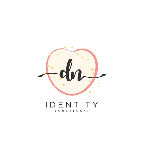 Handwriting Logo Vector Art Initial Signature Wedding Fashion Jewerly Boutique — Stock vektor