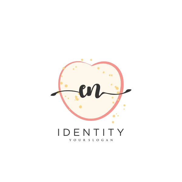 Handwriting Logo Vector Art Initial Signature Wedding Fashion Jewerly Boutique — Stockvektor