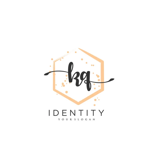 Handwriting Logo Vector Art Initial Signature Wedding Fashion Jewerly Boutique — 图库矢量图片