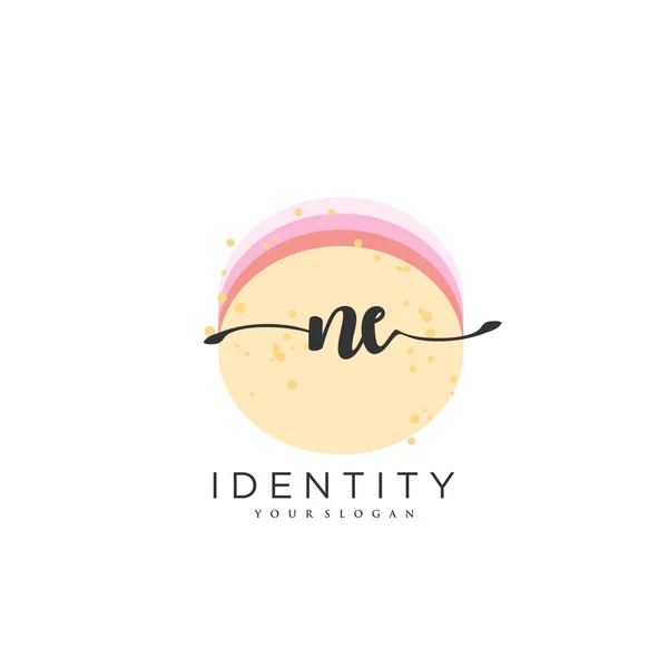 Handwriting Logo Vector Art Initial Signature Wedding Fashion Jewerly Boutique — Vetor de Stock