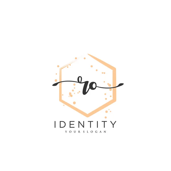 Handwriting Logo Vector Art Initial Signature Wedding Fashion Jewerly Boutique — 스톡 벡터