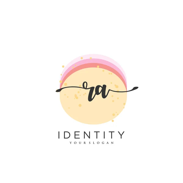 Handwriting Logo Vector Art Initial Signature Wedding Fashion Jewerly Boutique — Wektor stockowy