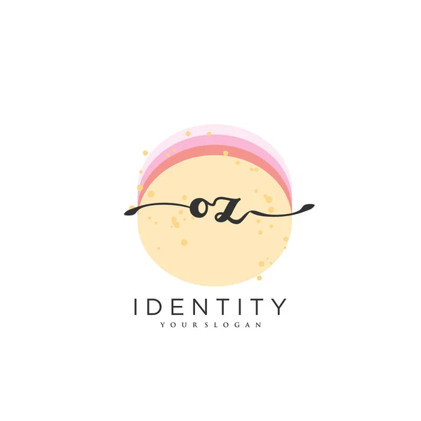 Handwriting Logo Vector Art Initial Signature Wedding Fashion Jewerly Boutique — стоковый вектор