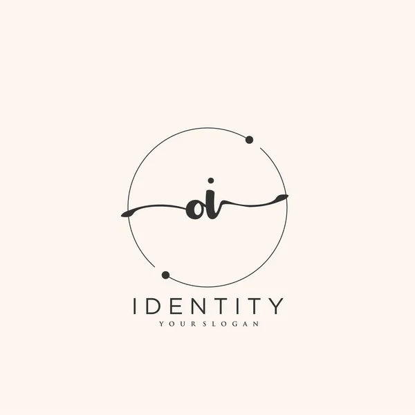 Handwriting Logo Vector Art Initial Signature Wedding Fashion Jewerly Boutique — стоковый вектор