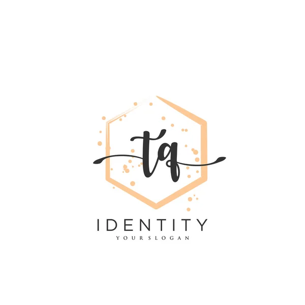 Handwriting Logo Vector Art Initial Signature Wedding Fashion Jewerly Boutique — Vetor de Stock