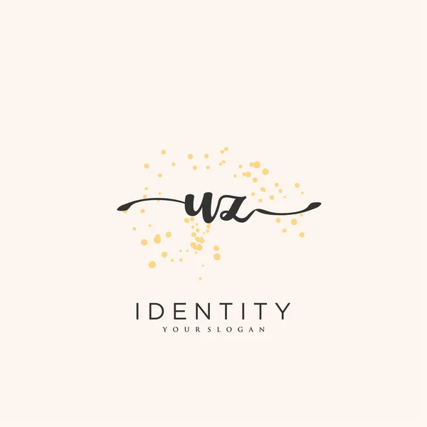 Handwriting Logo Vector Art Initial Signature Wedding Fashion Jewerly Boutique — стоковий вектор